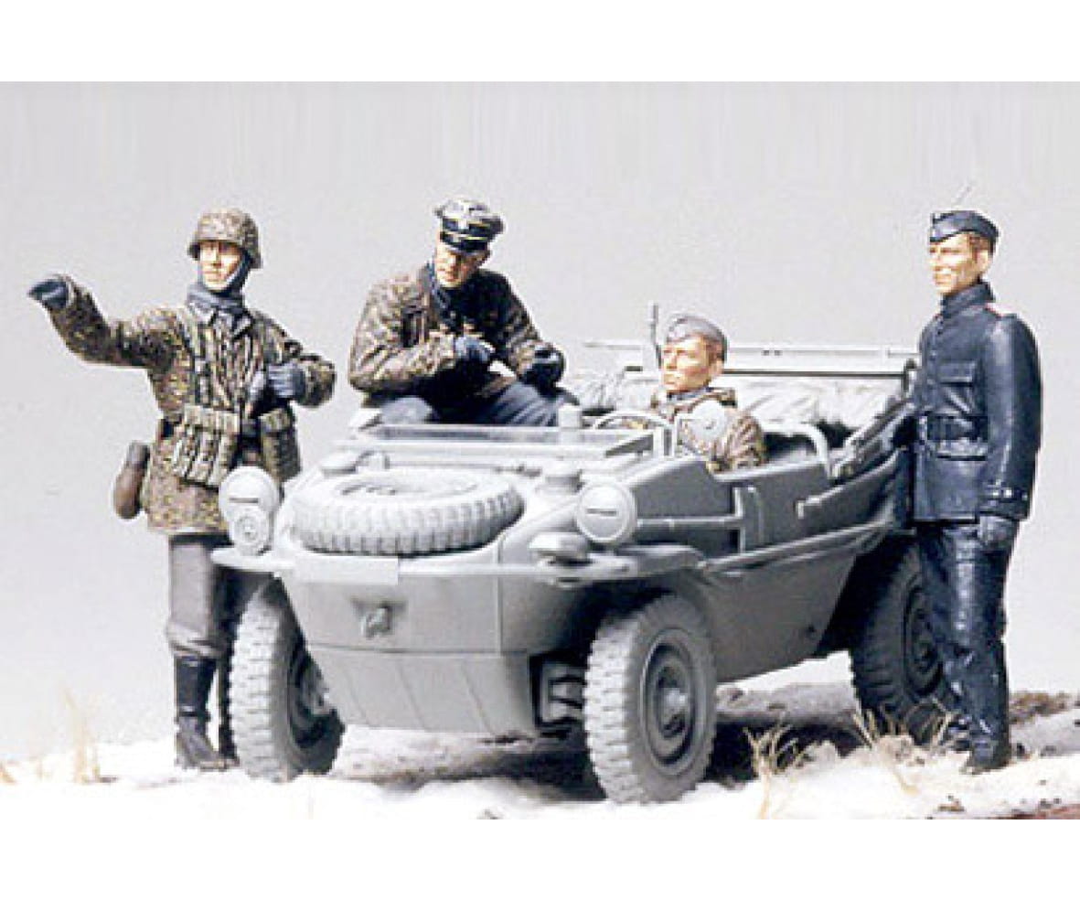 Tamiya WWII Figuren Set Schwimmwagen 1_35 Plastik Modellbau Militaer Bausatz - RC-Zubehoer