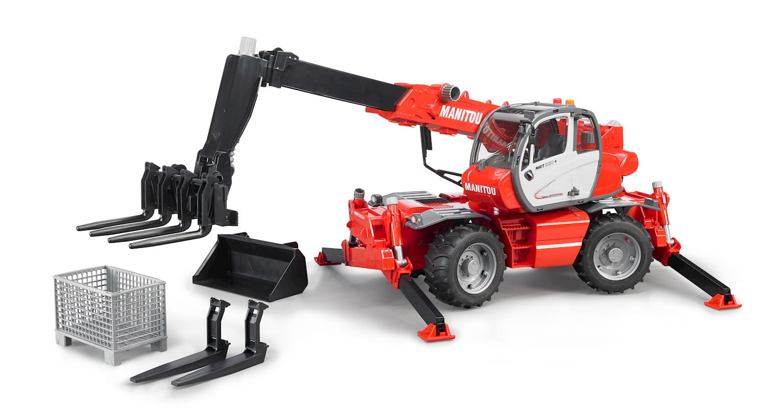Bruder Manitou Teleskopstapler MRT 2150 mit Zubehör