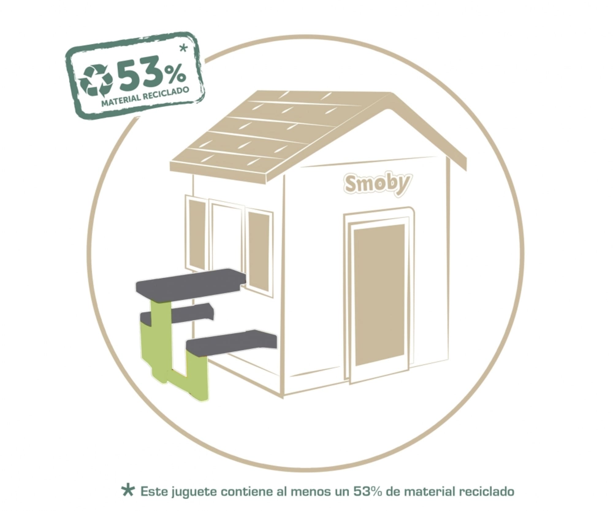 Smoby Life Spielhaus Zubehoer Picknicktis - RC-Zubehoer