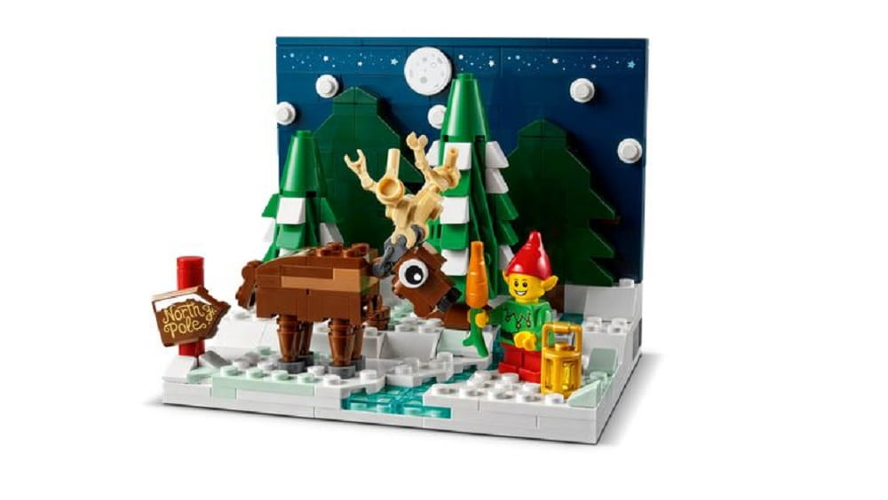 LEGO Exklusiv Set Vorgarten des Weihnachtsmanns Limitiert 317 Teile