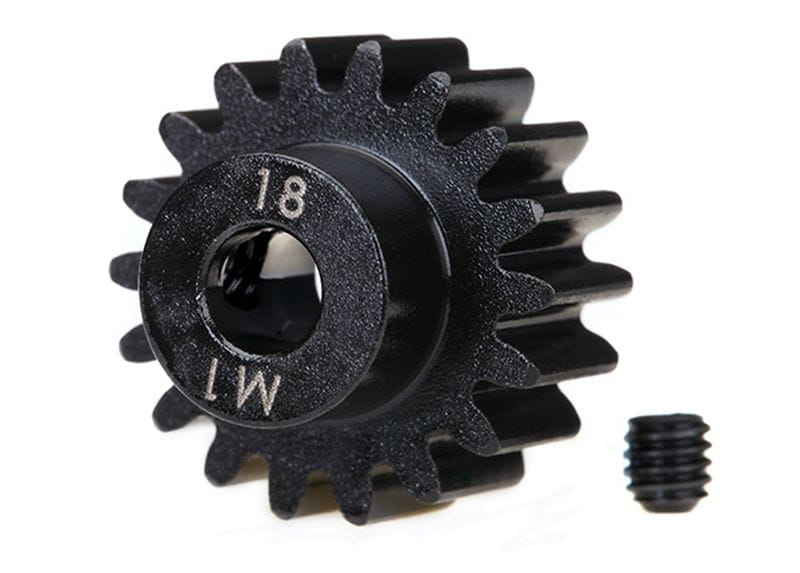Traxxas Zahnrad_ 18-T Ritzel _1.0 Modul_ 5mm Welle extra-hart - RC-Zubehoer