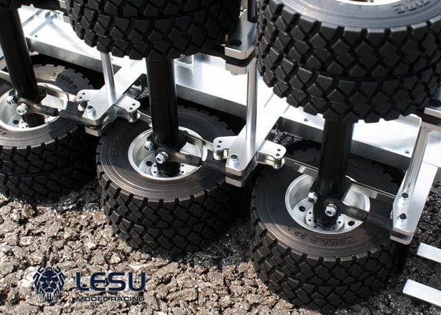 Lesu 1_14 Auflieger 3-Achs fuer Wechselcontainer aus Alu - RC-Zubehoer