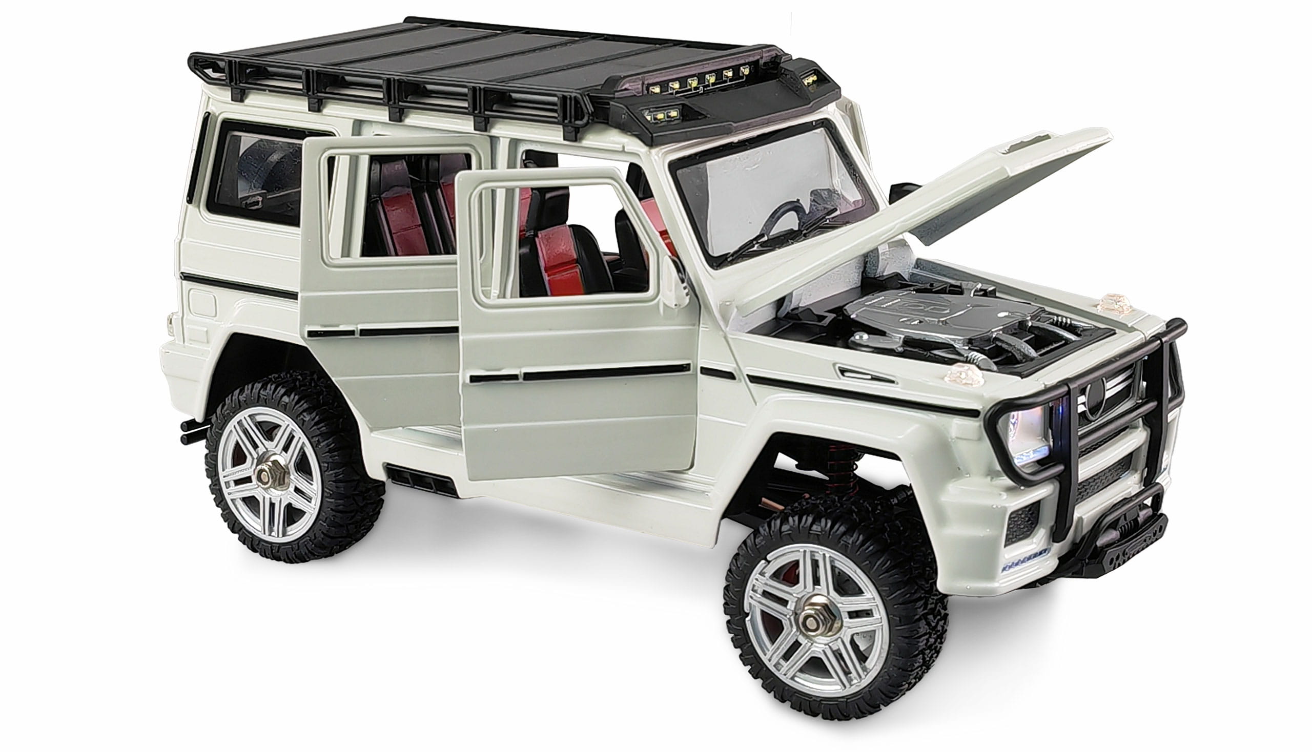 Amewi Scale Crawler BRX24 Metall 4WD 1:24 RTR weiß