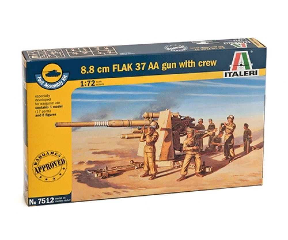 Italeri 1_72 Fliegerabwehrkanone 37 AA_ 8_8cm - RC-Zubehoer