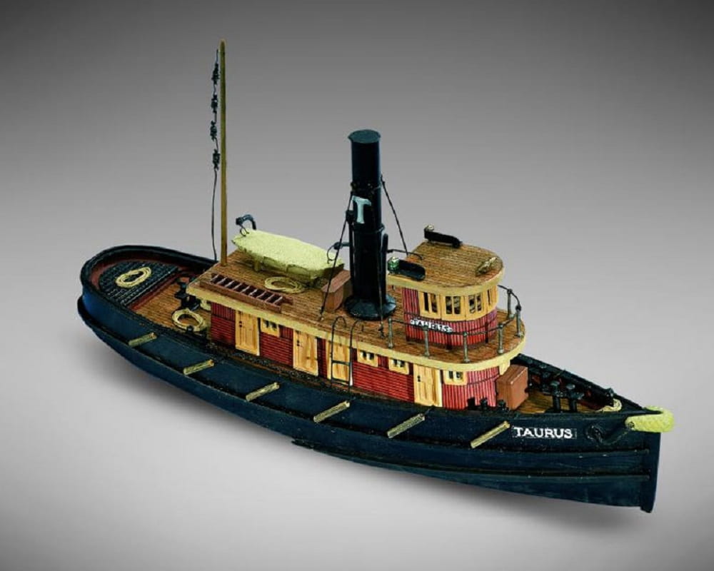 Mini Mamoli Taurus Dampfer 1:87 Holz Bausatz