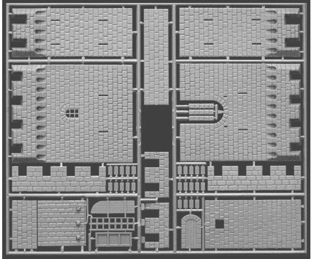 miniart 1 72 mittelalterliche burg Plastikmodellbau von Miniart 1-72 mittelalterliche burg
