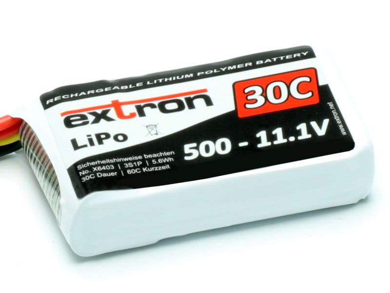 Extron LiPo Akku Extron X2 500 - 11,1V (30C / 60C)