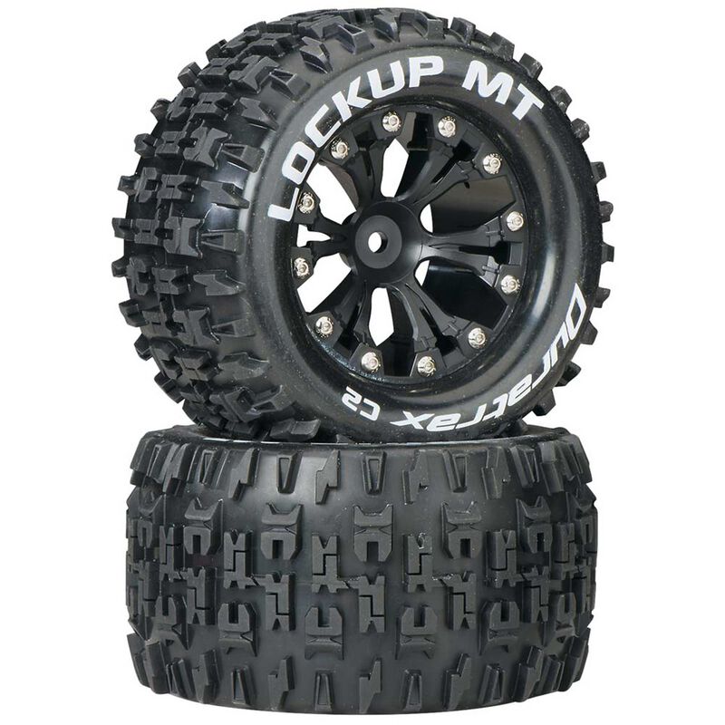 Duratrax Lockup MT 2.8 2WD Mounted Rear C2 Reifen Black _2_ - RC-Zubehoer