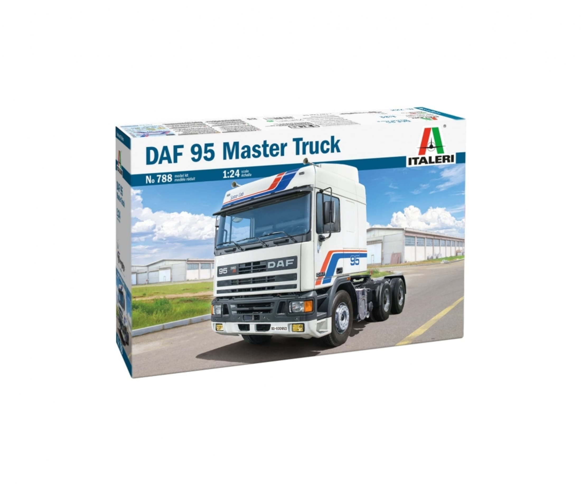 Plastikmodellbau von Italeri 1-24 daf 95 master truck zgm