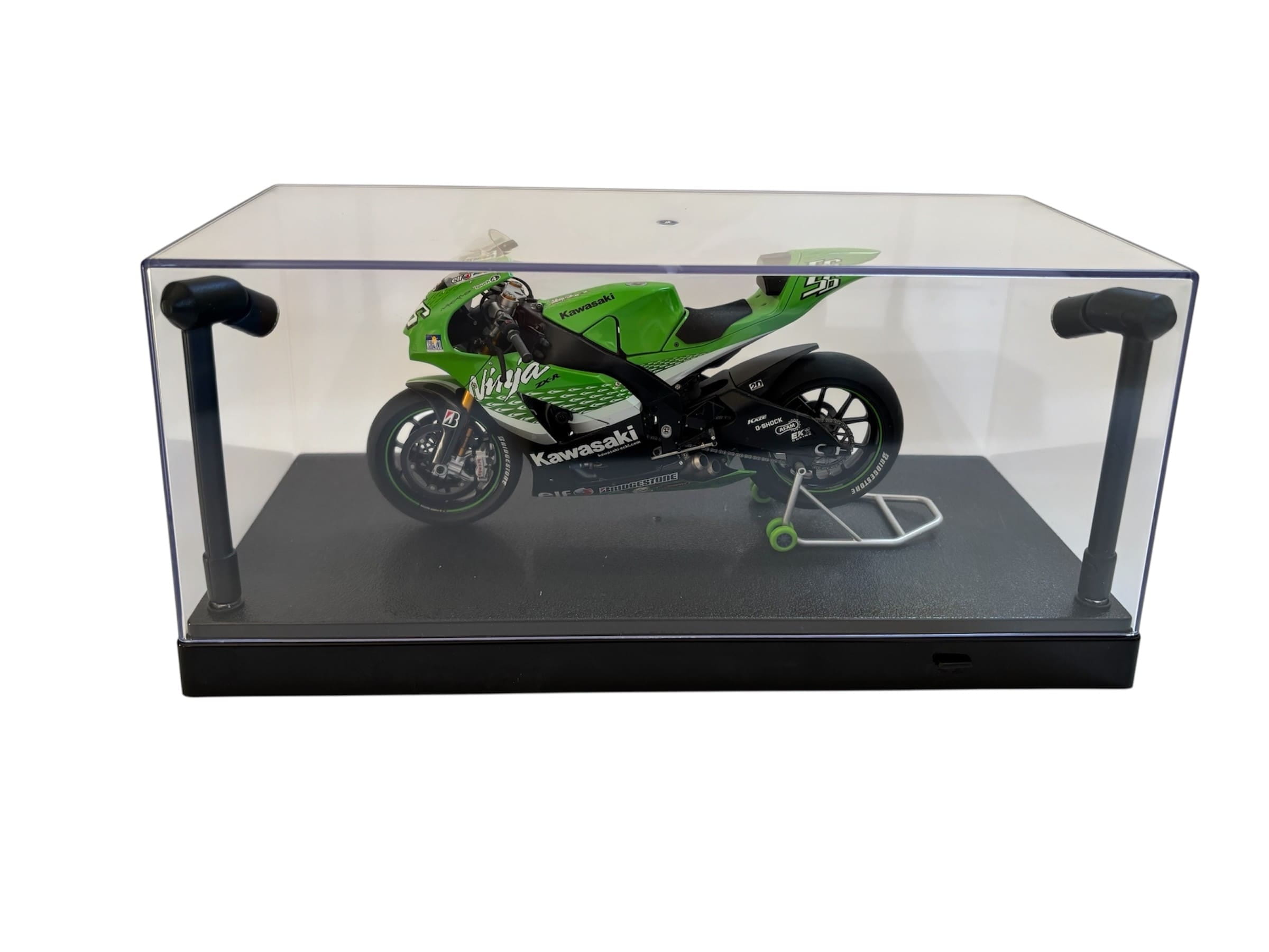 Triple9 LED-Vitrine fuer Modellautos 1_43_1_64 Schwarz mit Beleuchtung_