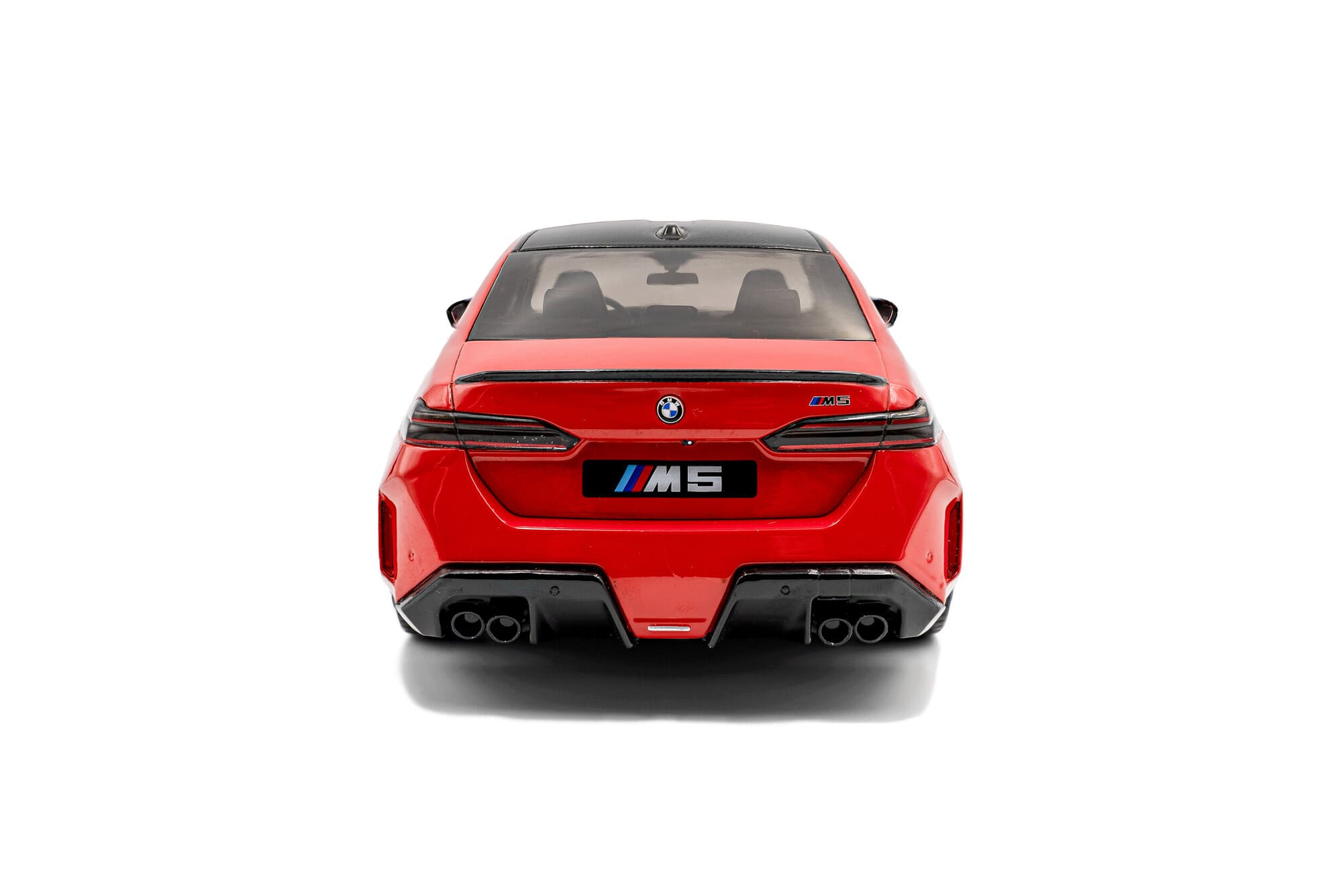 Solido BMW M5 G90 Feuerrot Standmodellauto im Massstab 1_18