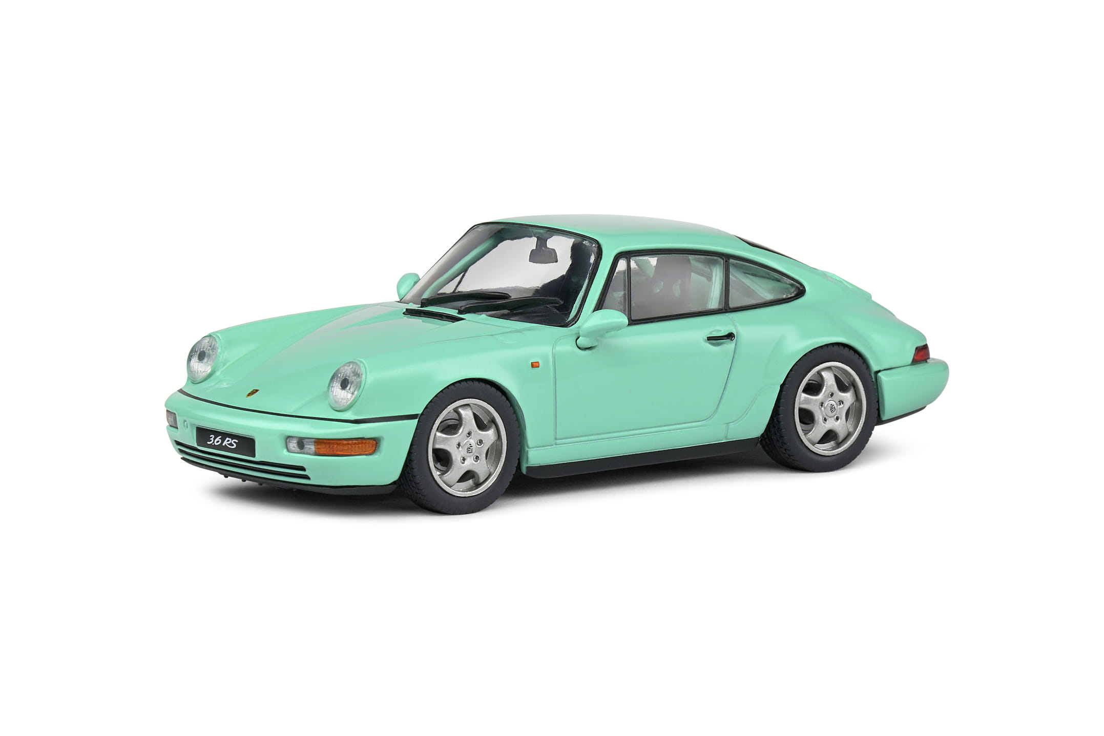 Porsche 964 RS Clubsport 1994 Modellauto Mint Green 1_43 Solido