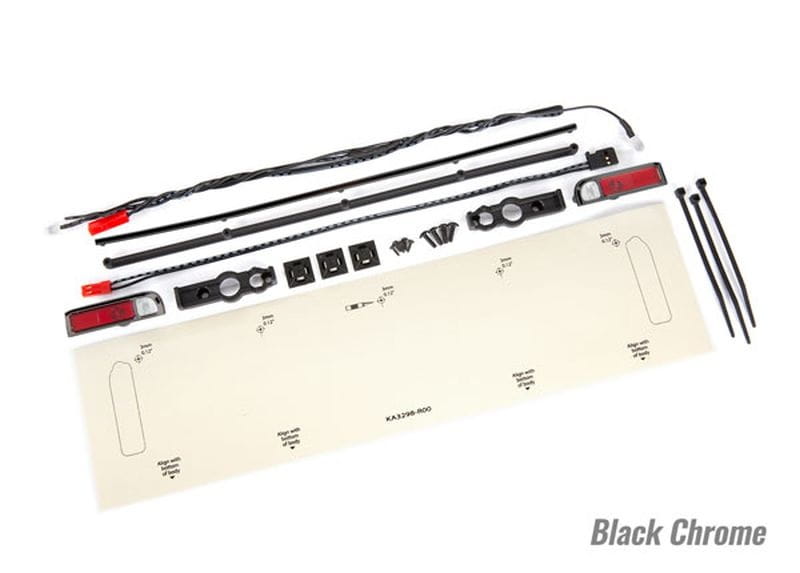 Traxxas LED Licht-Set + KT schwarz-chrome