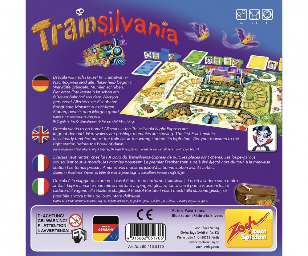 Zoch Trainsilvania Spiel