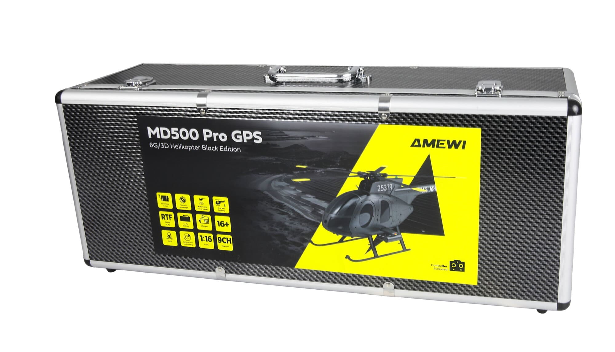 Amewi MD500 Pro GPS Black Edition RC Helikopter RTF 1_16