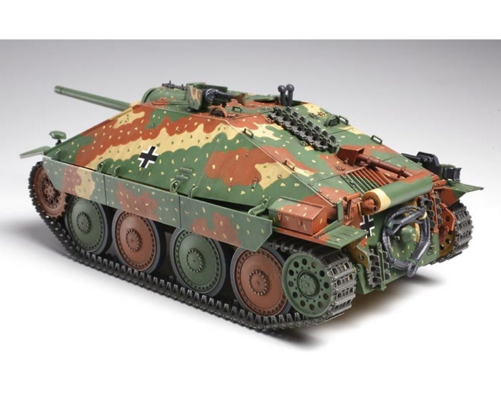 Tamiya WWII Deutscher Panzer 38t Jagdpanzer Hetzer 1:35 Plastik Modellbau Militär Bausatz
