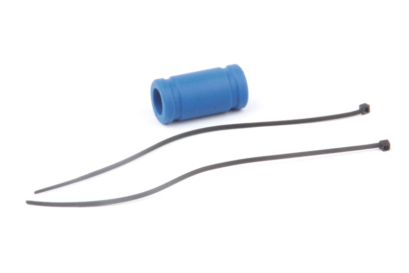 LRP Silikon Auspuff Verbinder (blau) - Rebel BX/TX