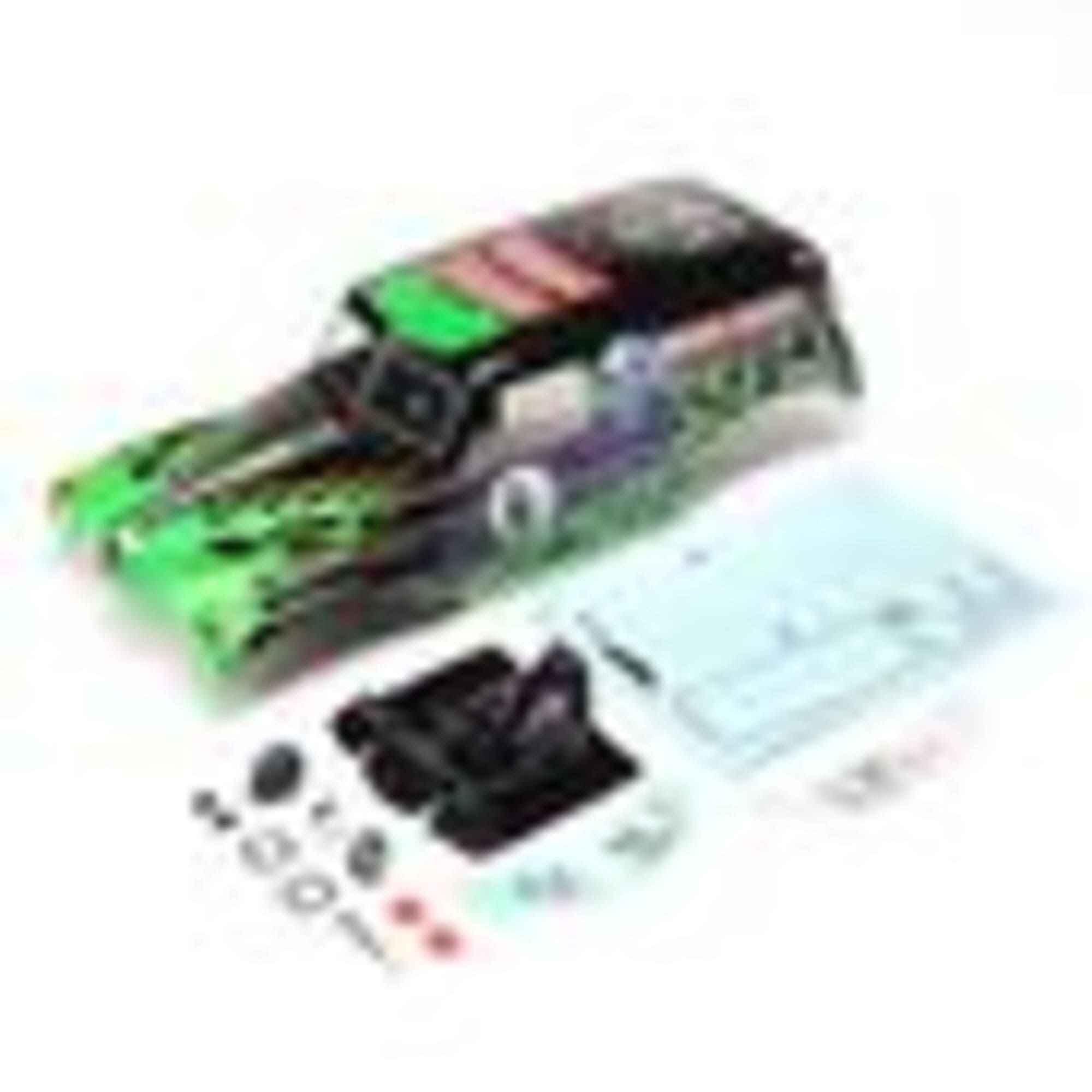 Losi Body Set_ Painted_ Grave Digger_ LMT - RC-Zubehoer