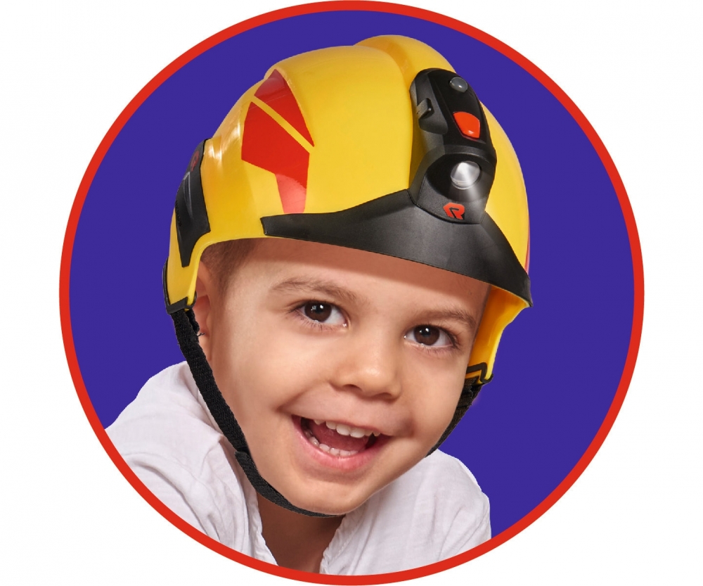 Simba Feuerwehr Helm Rosenbauer mit Licht - RC-Zubehoer