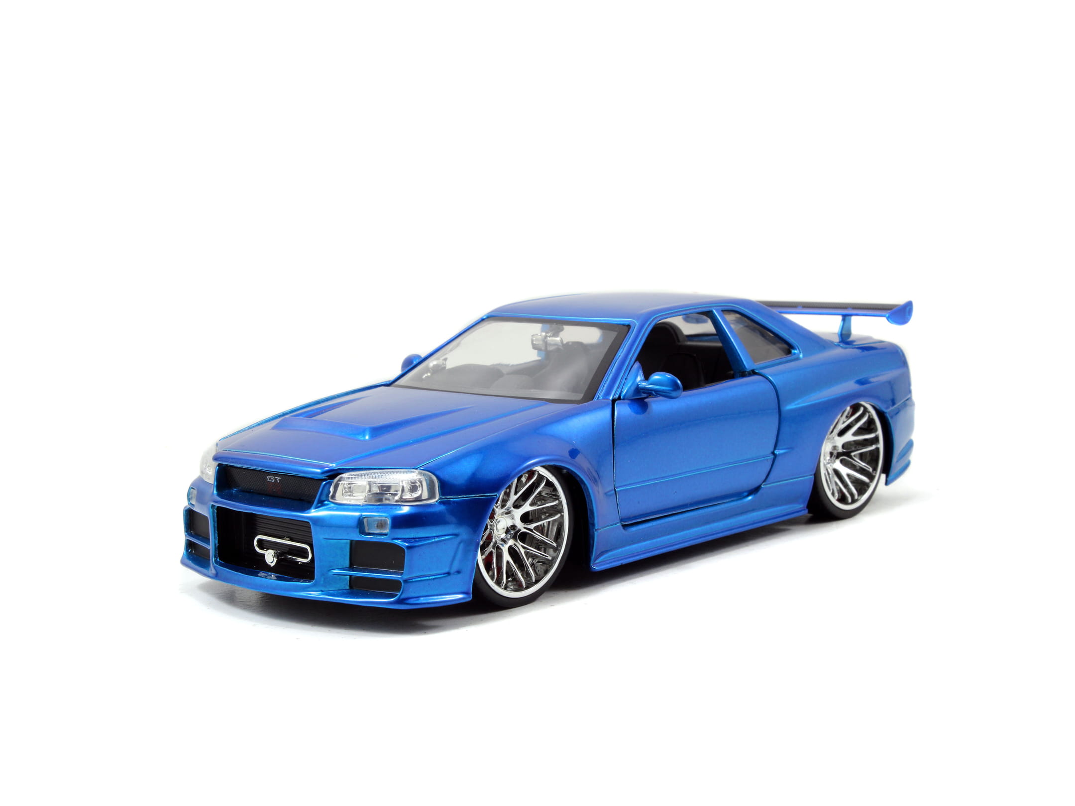 Jada Toys Fast _ Furious 2002 Nissan Skyline GT-R R34 Modellauto blau 1_24_