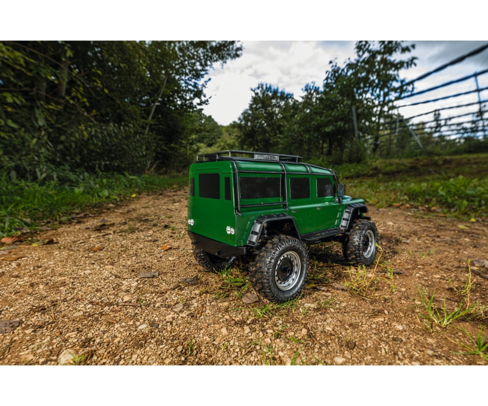 Carson RC 1:8 Land Rover Defender 100% RTR British grün