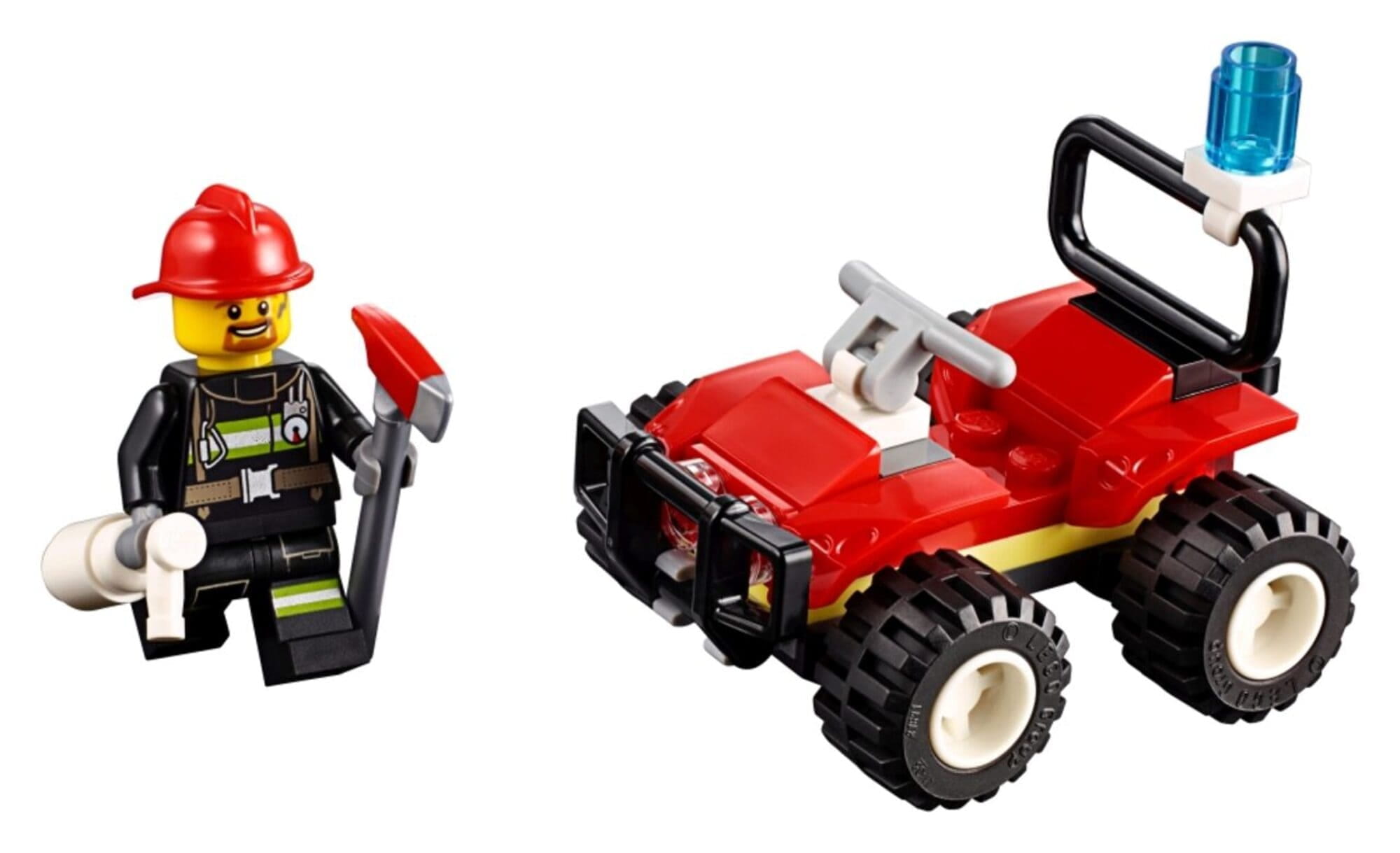 LEGO City Fire ATV 30361 - Polybag mit 39 Teilen und Feuerwehr-Minifigur