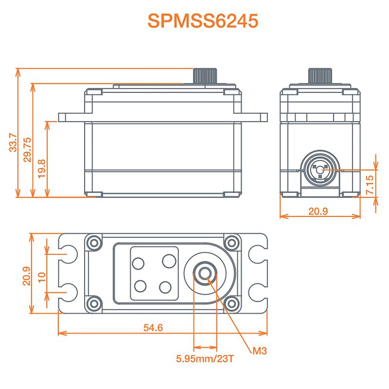 Spektrum S6245 High Speed_Torque Servo - RC-Zubehoer