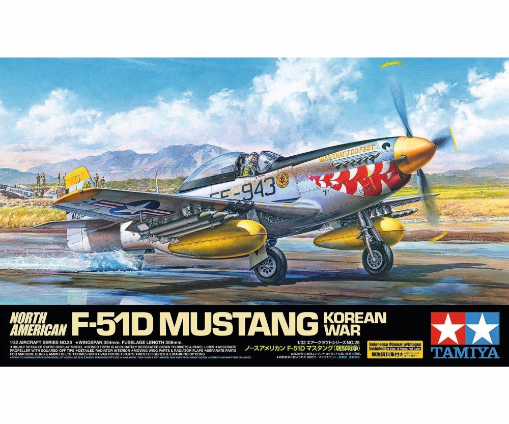 Tamiya 1_32 F-51D Mustang Korea Modellbausatz_