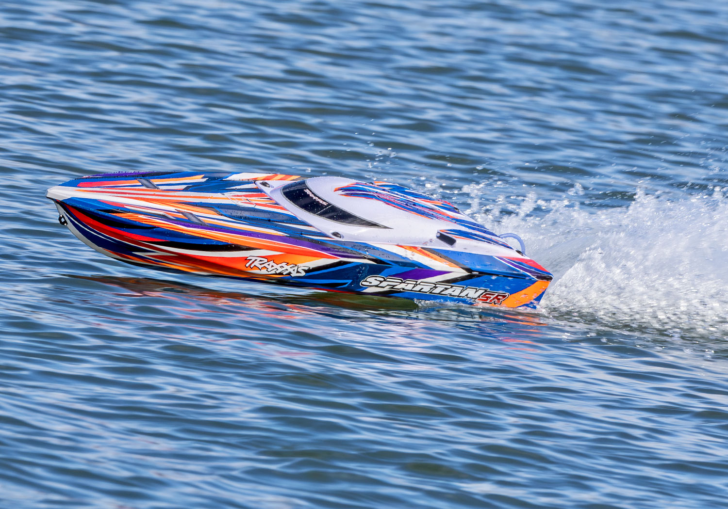 TRAXXAS Spartan SR Speed Boot RTR traxxas speed boot spartan sr orange rtr
