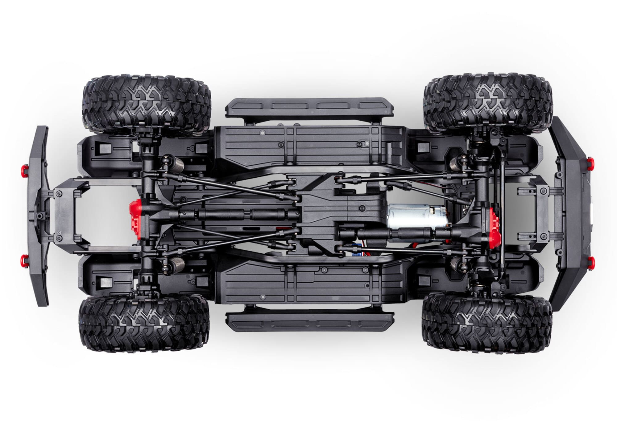 TRAXXAS TRX-4 Sport 4x4 Crawler 1_10 Rot RTR mit Portalachsen und Aluminium Stossdaempfern