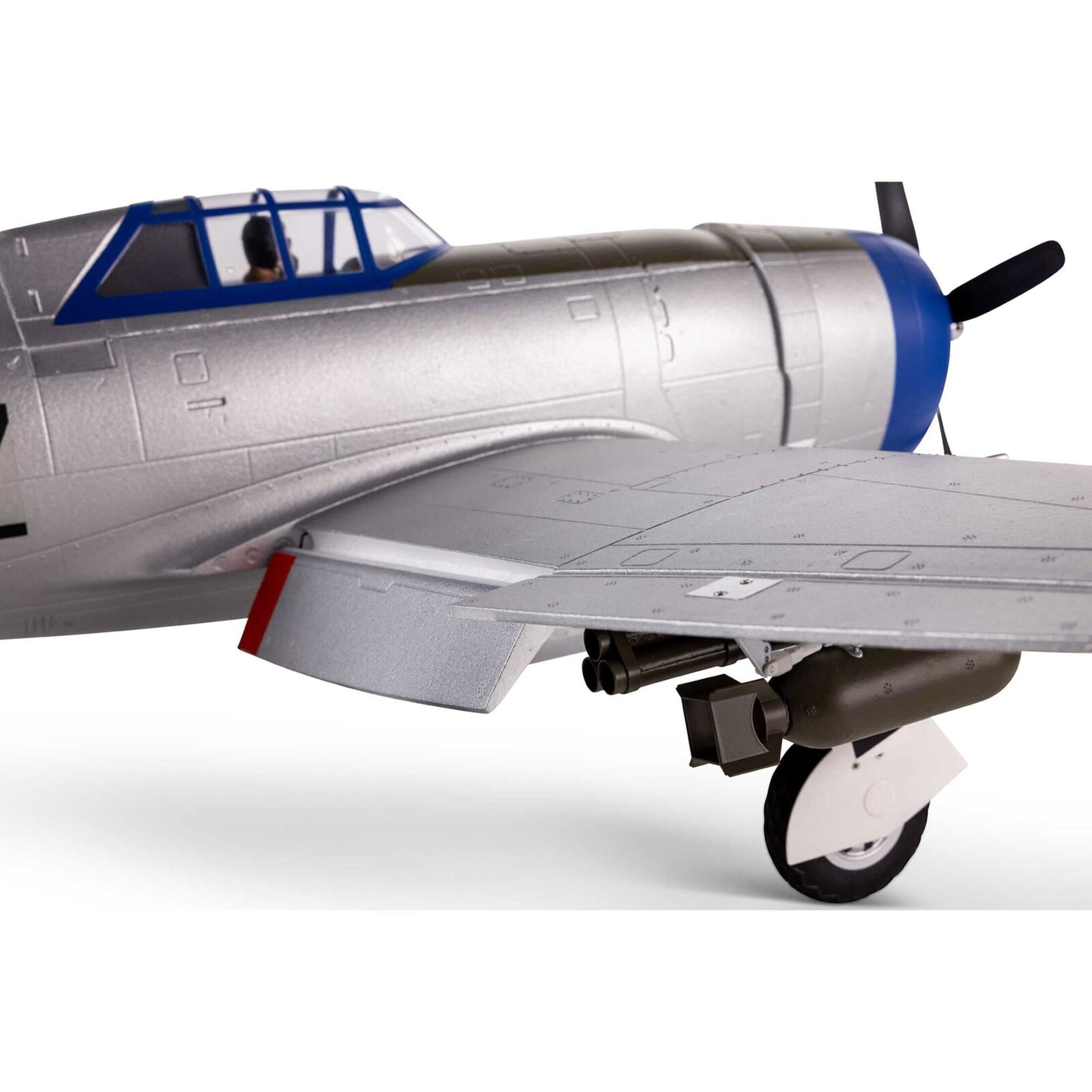 E-flite P-47 Razorback 1.2m RC Flugzeug BNF Basic mit AS3X _ SAFE Select - RC-Zubehoer