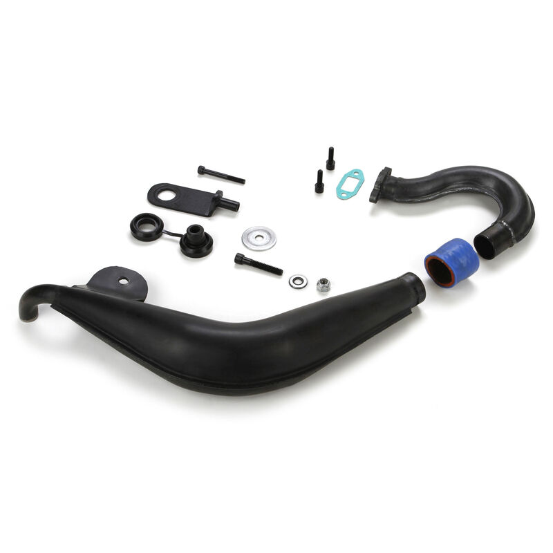 Losi Tuning Exhaust Pipe, 23-30cc 2-Takt Benzin Motoren 5T
