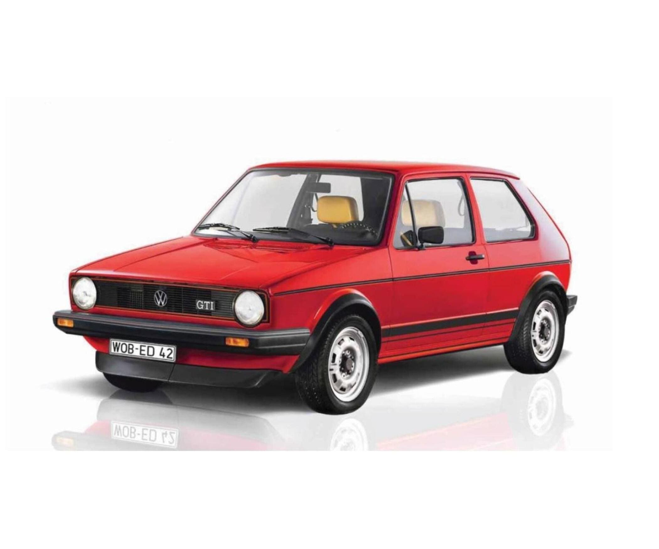 Italeri 1_24 VW Golf GTI Rabbit Modellbausatz - Detailliertes Plastikmodell