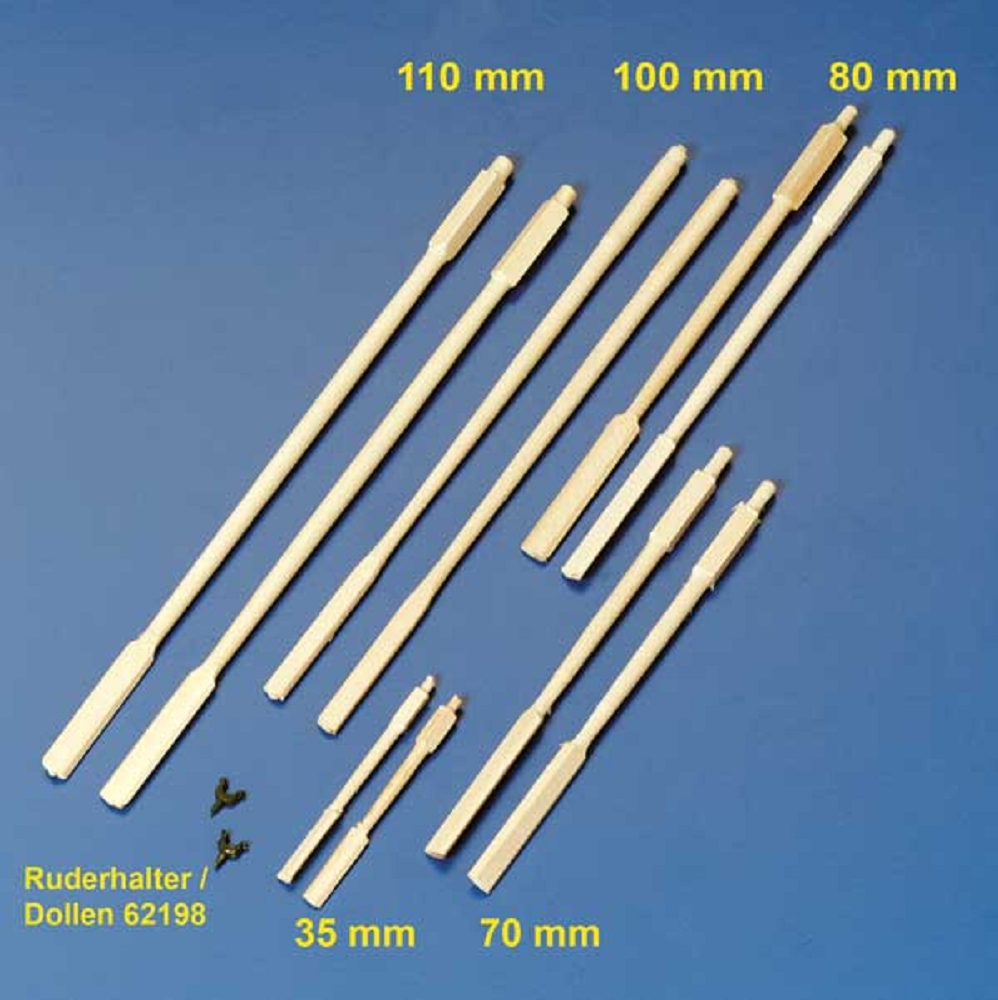Krick Ruderhalter_Dollen H4_5 mm Metall  _VE10_ - RC-Zubehoer