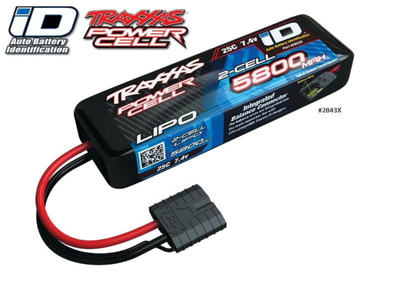 Traxxas LiPo Akku 5800mAh 7,4V 2S 25C für mehr Power und längere Laufzeit Traxxas LiPo Akku 5800mAh 7,4V 2S 25C für mehr Power und längere Laufzeit