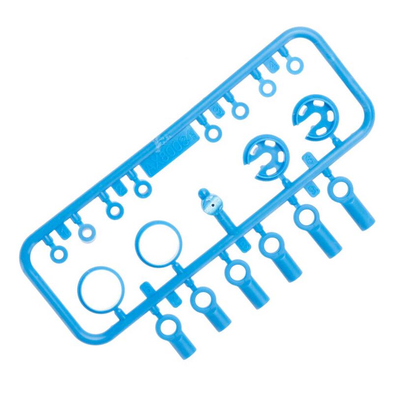 Axial AX31300 10mm Shock Parts Tree 2 Blue - RC-Zubehoer