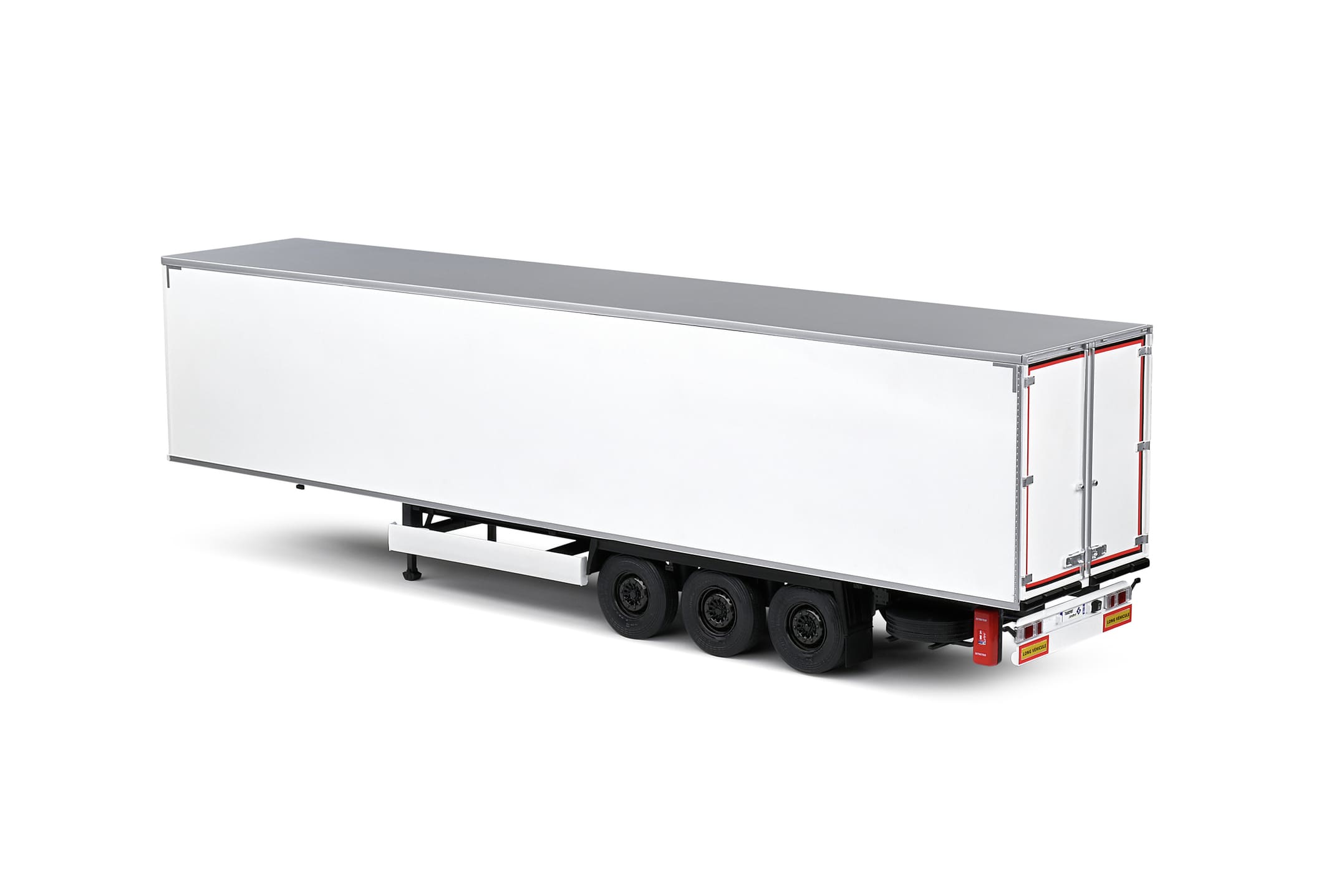 Solido 1_24 Kuehltrailer in weiss - Die-cast Modell mit detaillierten Oeffnenden Tueren