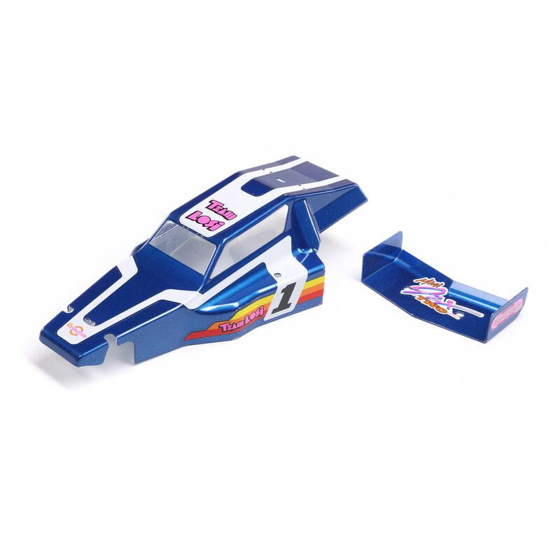 Losi Body - Wing_ Blue_ Mini JRX2 - RC-Zubehoer
