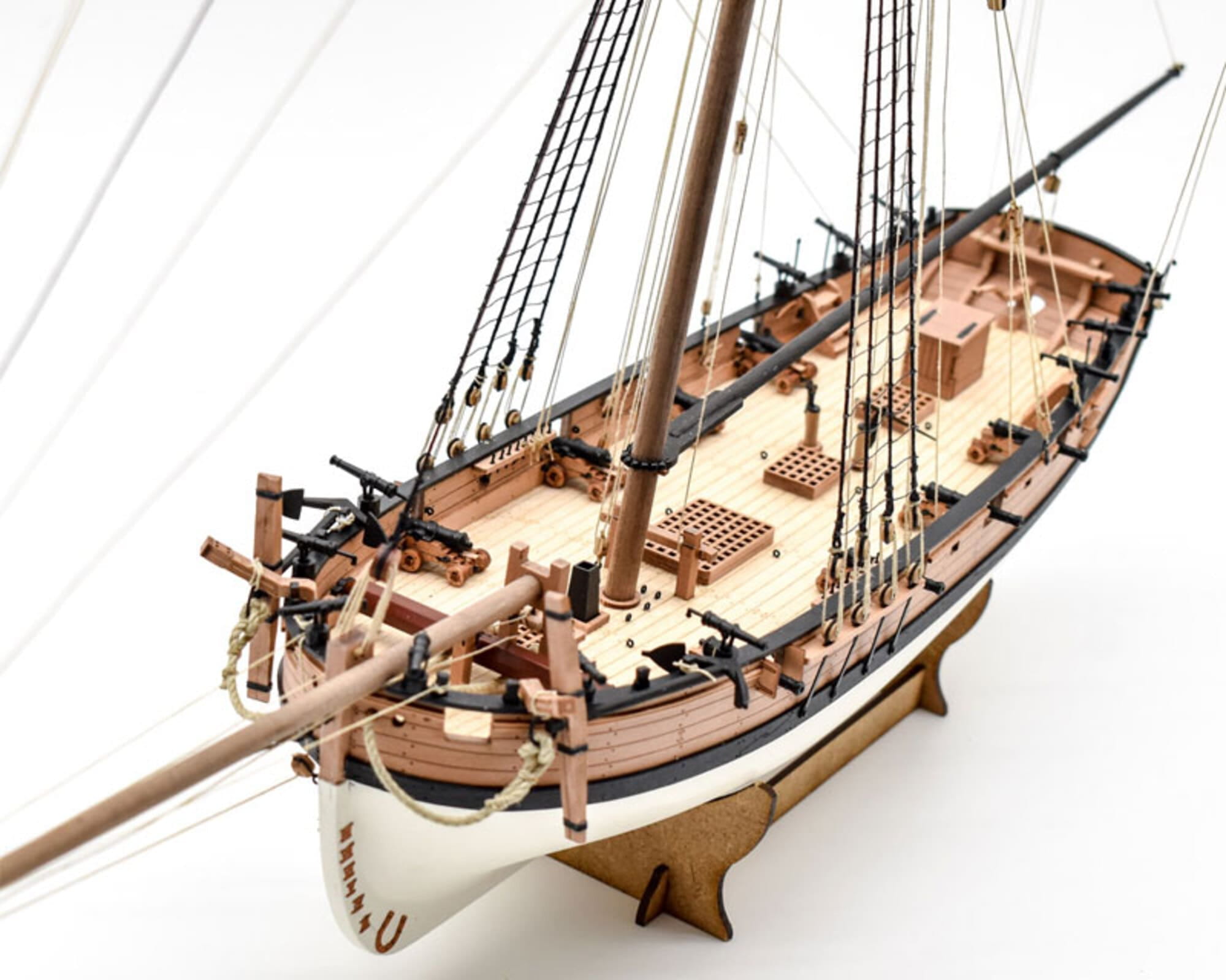HM Sherbourne 1763 Kutter Modell Bausatz 1_64
