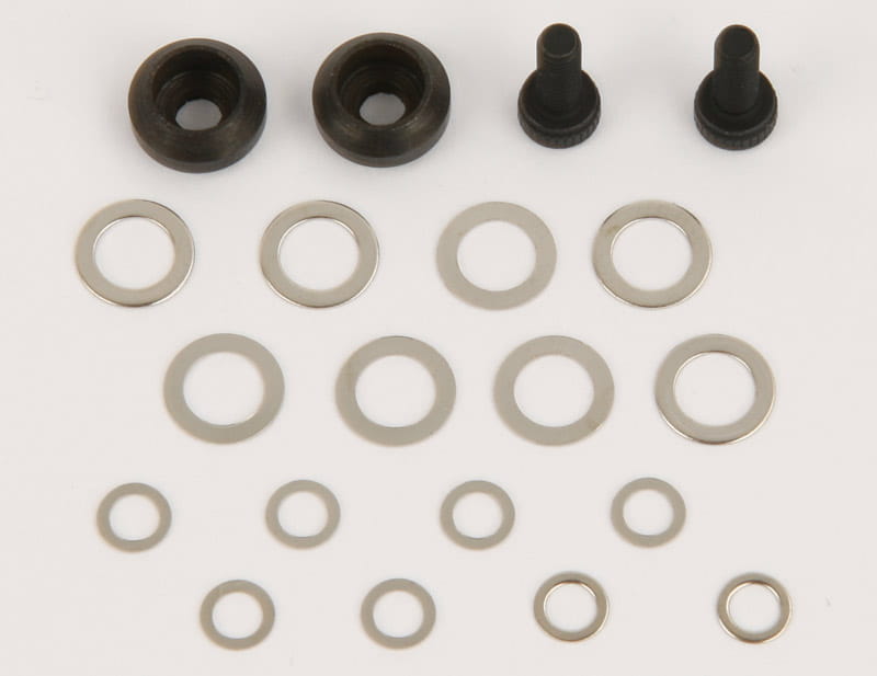 Robitronic Shim Set fuer Kupplungsglocken mit Schraube M3x8mm - RC-Zubehoer