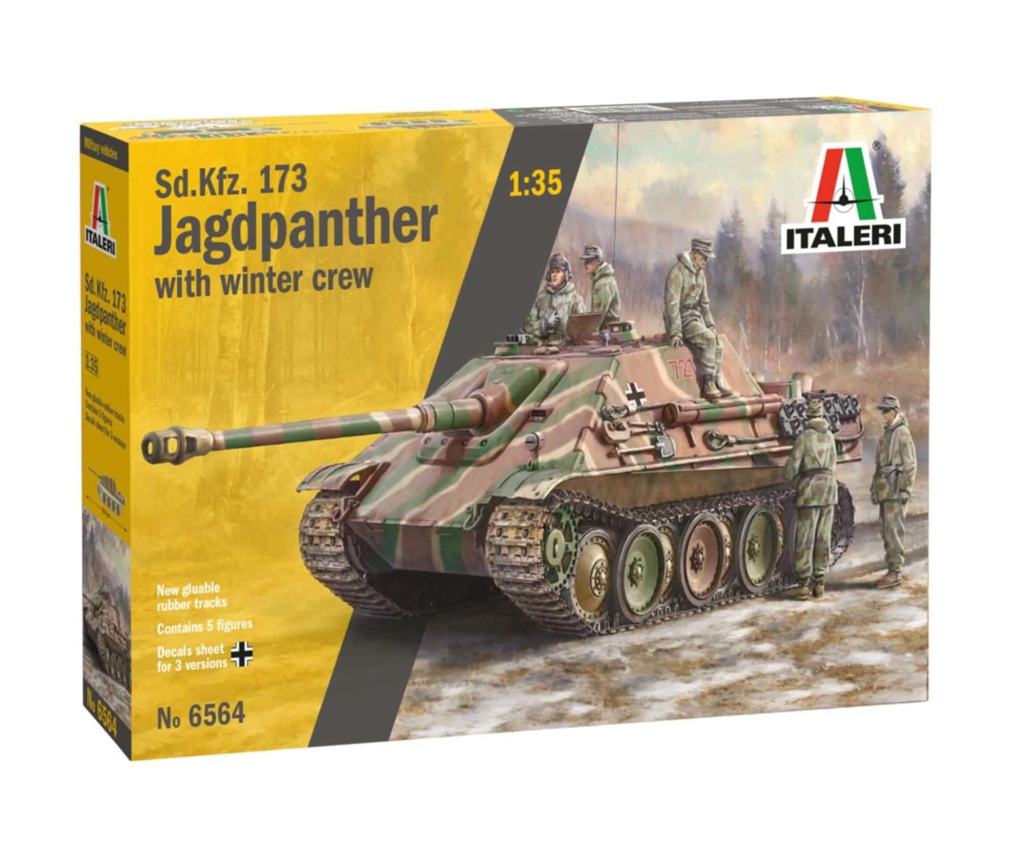 Italeri 1_35 Sd_Kfz.173 Jagdpanther_winter crew Figurenbausatz