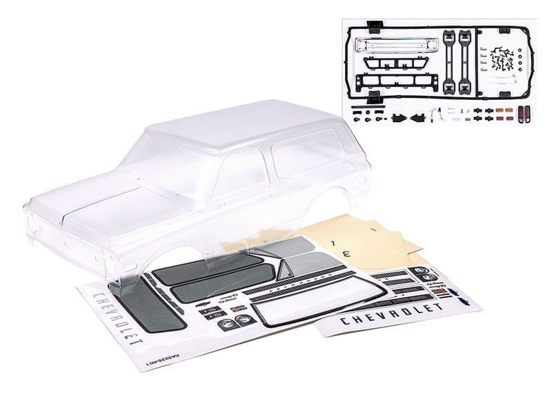 Traxxas Karosserie Chevrolet 1969 Blazer komplett klar - RC-Zubehoer