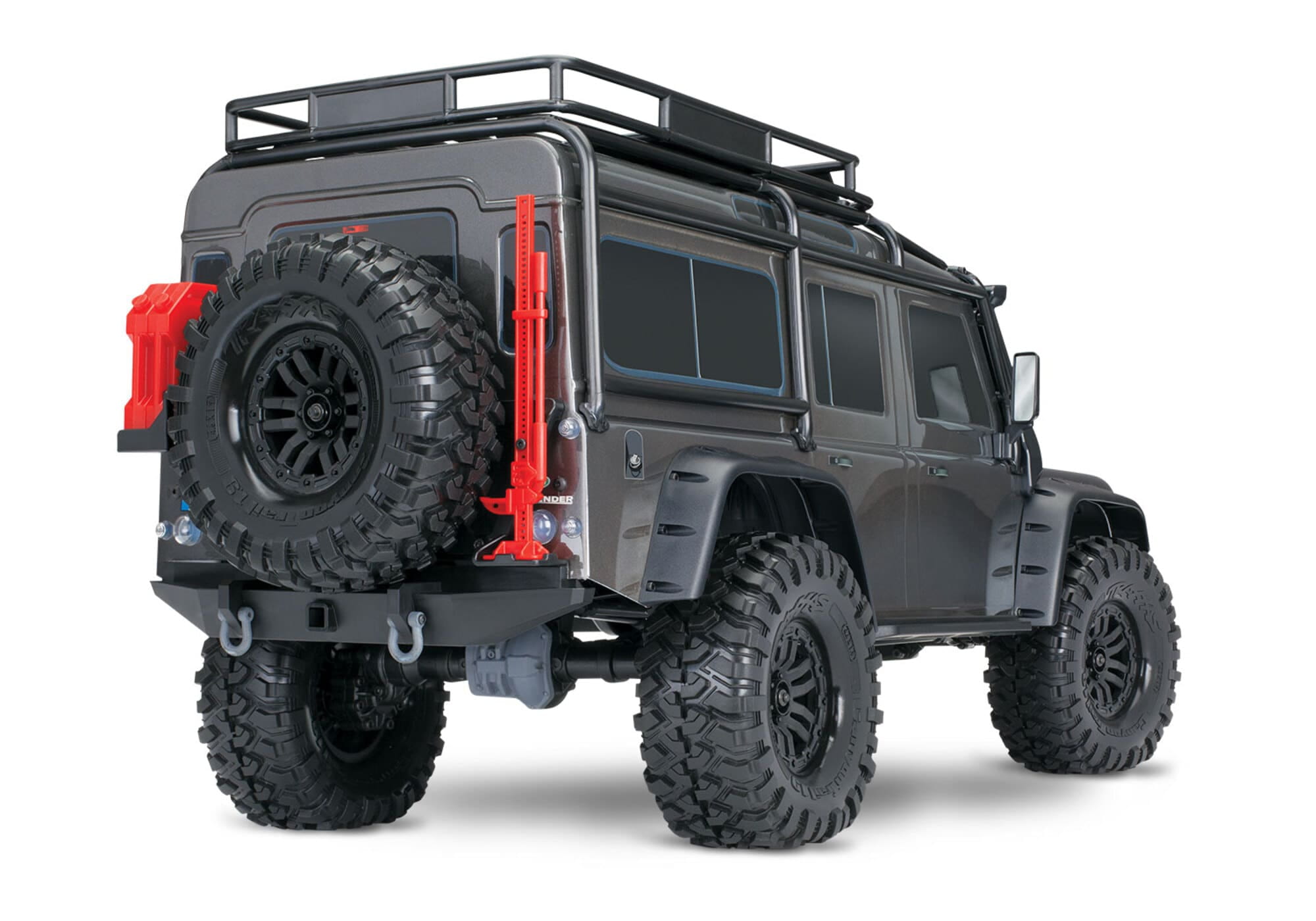 traxxas trx-4 lr defender 1 10 crawler rtr silber TRAXXAS TRX-4 LR Defender 1_10 Crawler RTR silber mit Portalachsen und T-Lock Sperrdifferentialen