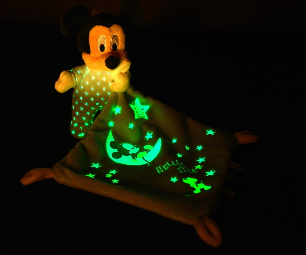 Nicotoy Disney Mickey GID Schmusetuch, Starry