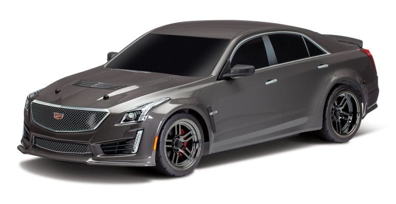 Traxxas Karosserie, CADILLAC CTS-V, silber lackiert inkl. Decals