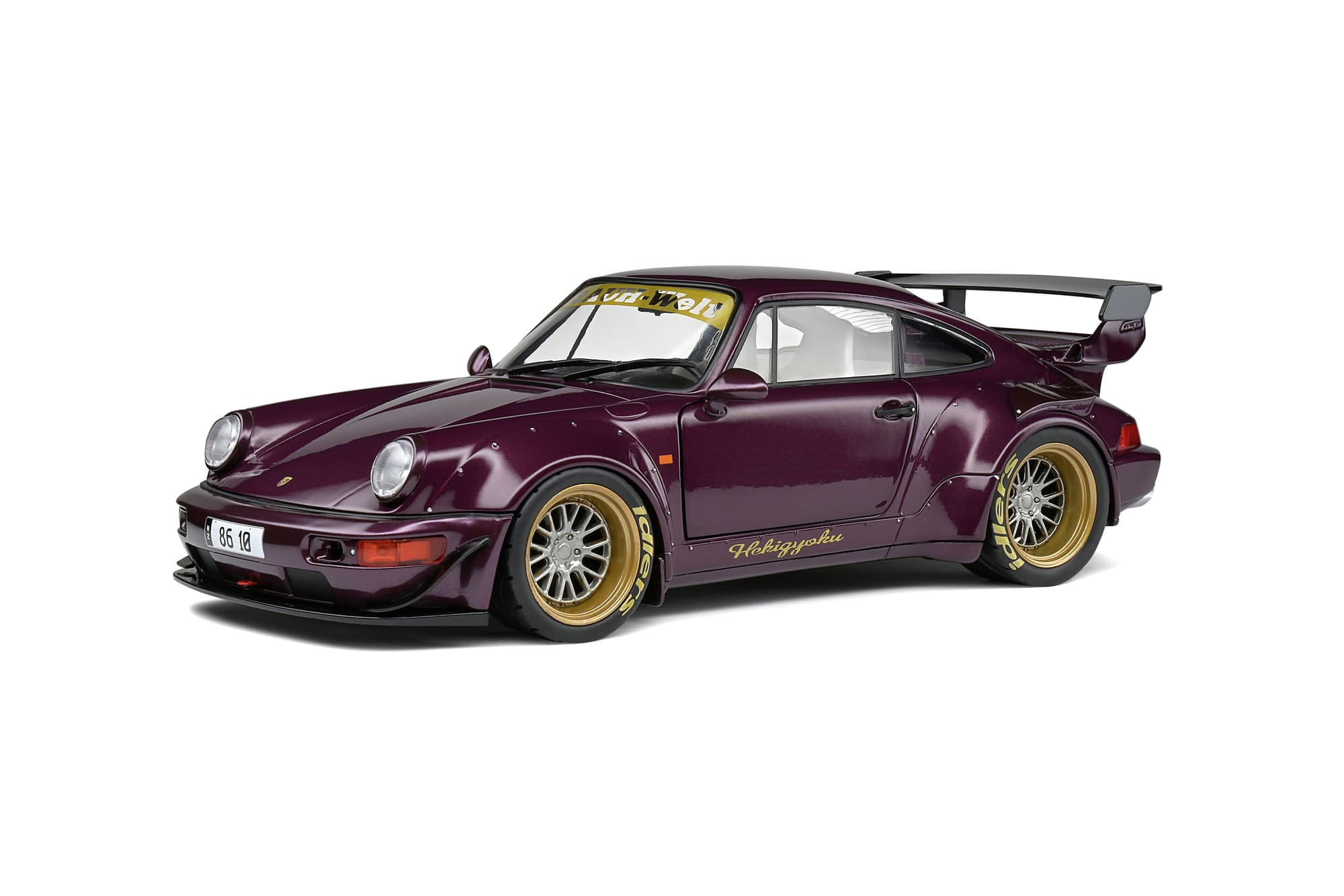 Solido RWB 964 Hekigyoku Lila Standmodellauto im Massstab 1_18