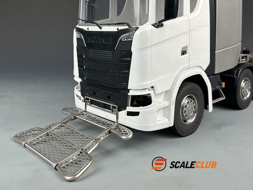 ScaleClub 1_14 Rammschutz klappbar V2A fuer Scania 770S - RC-Zubehoer
