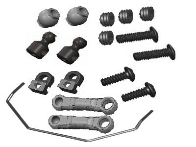 Amewi Front Antiroll Bar Set AM10T - RC-Zubehoer