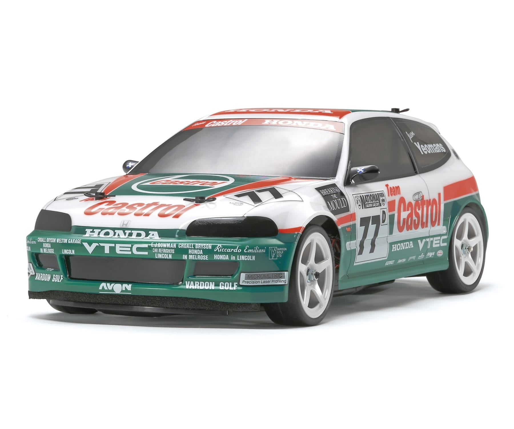 Tamiya Castrol Honda Civic VTi Karosserie transparent unlackiert 1_10
