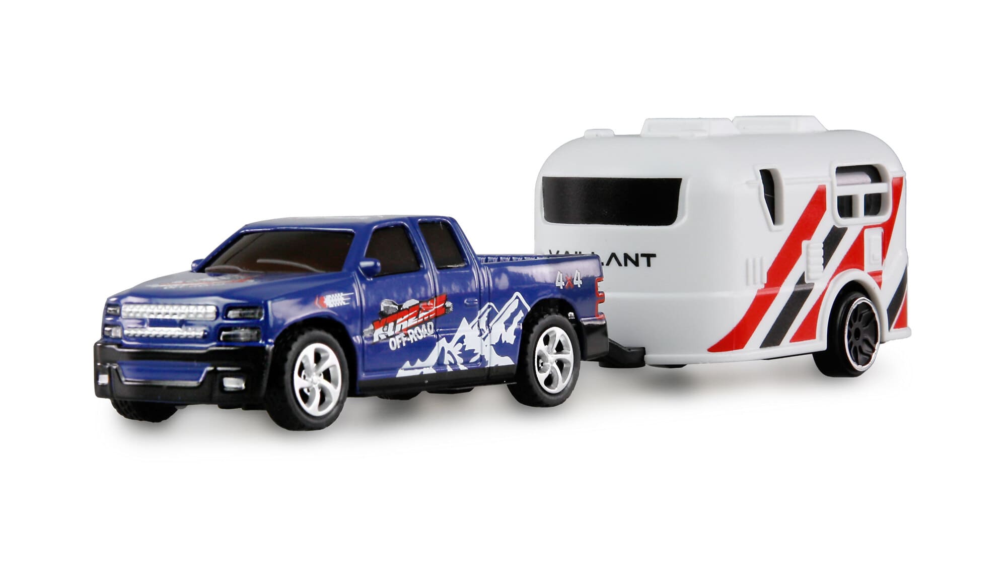Amewi RC Pickup Die Cast mit Wohnwagenanhaenger 1_64 RTR blau RC Spielzeug - Art_-Nr. 22680